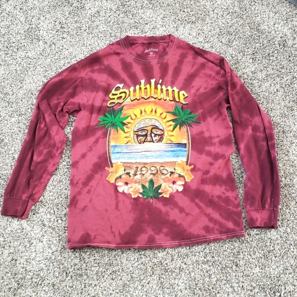 Sublime | 100% Cotton Tie-Dye Long Sleeve Shirt - Picture 1 of 3